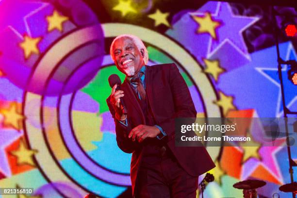 Billy Ocean performs on Day 3 of Rewind Festival at Scone Palace on July 23, 2017 in Perth, Scotland.