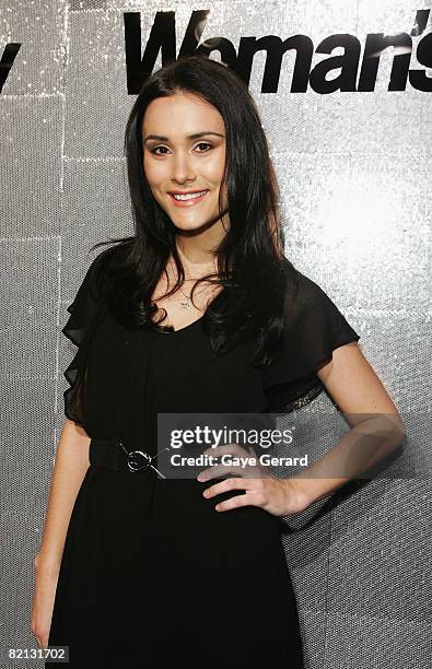 Actress from "Neighbours" Natalie Blair attends the Women's Day 60th Anniversary Celebrations at the Glass Brasserie on July 31, 2008 in Sydney,...