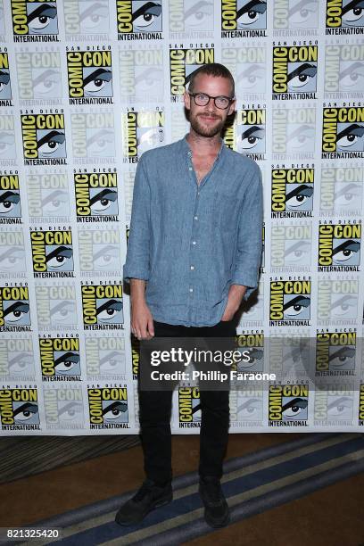 Harry Treadaway attends the Stephen King Series "Mr. Mercedes" press line at Comic-Con International 2017 on July 23, 2017 in San Diego, California.