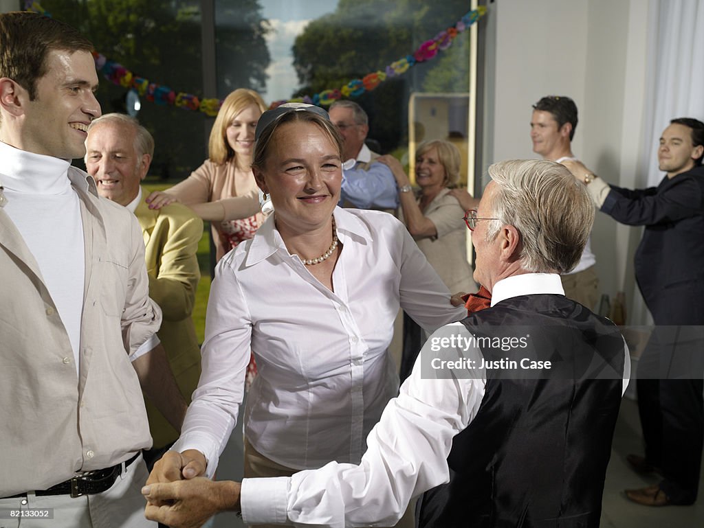 Congaed Group Of People Dancing A Conga Line High-Res Stock Photo - Getty Images