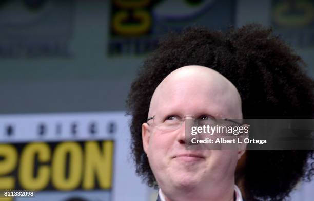 Actor Matt Lucas at "Doctor Who" BBC America official panel during Comic-Con International 2017 at San Diego Convention Center on July 23, 2017 in...