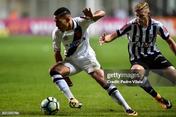 Marlone of Atletico MG and Gilberto of Vasco da Gama battle for the ball during a match between Atletico MG and Vasco da Gama as part of Brasileirao...