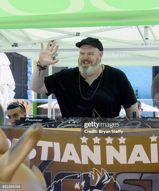 Actor Kristian Nairn performs at The LINQ Hotel & Casino on July 23, 2017 in Las Vegas, Nevada.