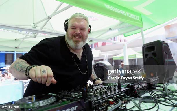 Actor Kristian Nairn performs at The LINQ Hotel & Casino on July 23, 2017 in Las Vegas, Nevada.