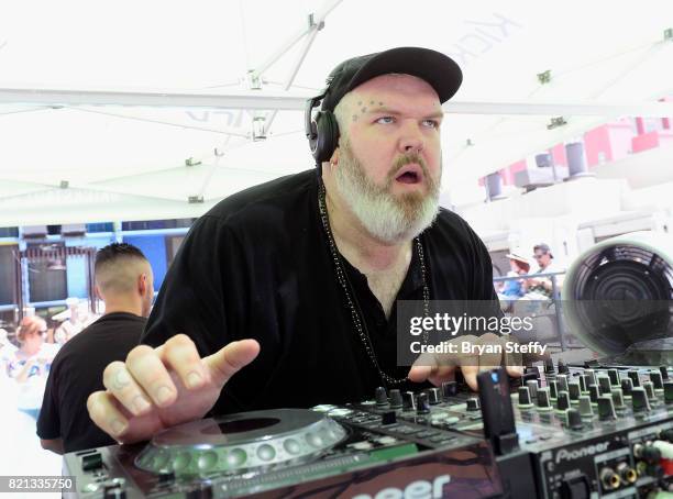 Actor Kristian Nairn performs at The LINQ Hotel & Casino on July 23, 2017 in Las Vegas, Nevada.