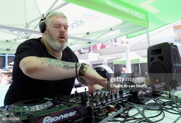 Actor Kristian Nairn performs at The LINQ Hotel & Casino on July 23, 2017 in Las Vegas, Nevada.