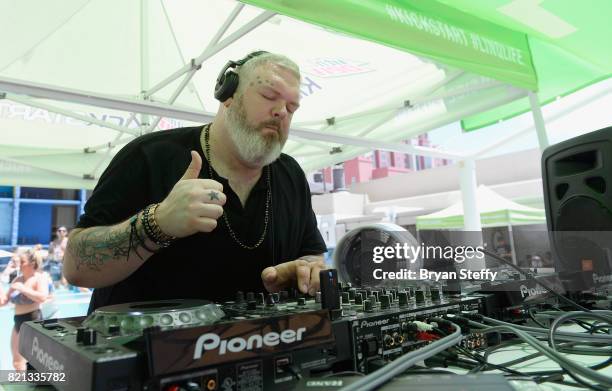 Actor Kristian Nairn performs at The LINQ Hotel & Casino on July 23, 2017 in Las Vegas, Nevada.