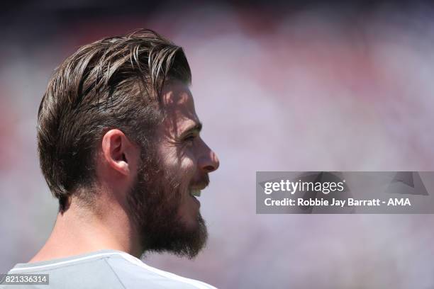 David de Gea of Manchester United during the International Champions Cup 2017 match between Real Madrid v Manchester United at Levi'a Stadium on July...