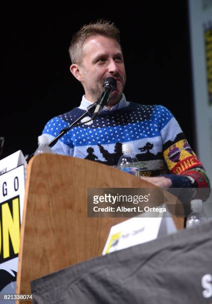 Chris Hardwick at "Doctor Who" BBC America official panel during Comic-Con International 2017 at San Diego Convention Center on July 23, 2017 in San...