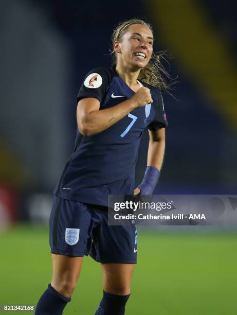 Jordan Nobbs of England Women during the UEFA Women's Euro 2017 match between England and Spain at Rat Verlegh Stadion on July 23, 2017 in Breda,...