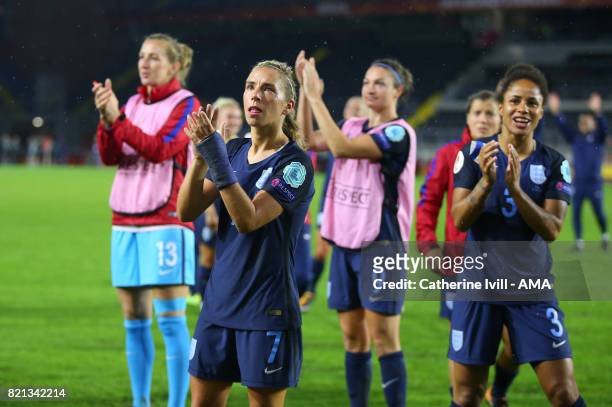 Jordan Nobbs of England Women during the UEFA Women's Euro 2017 match between England and Spain at Rat Verlegh Stadion on July 23, 2017 in Breda,...