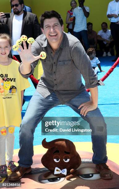 Actor Ken Marino attends the premiere of Columbia Pictures and Sony Pictures Animation's "The Emoji Movie" at Regency Village Theatre on July 23,...