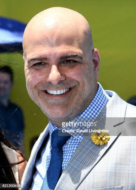 Director Tony Leondis attends the premiere of Columbia Pictures and Sony Pictures Animation's "The Emoji Movie" at Regency Village Theatre on July...