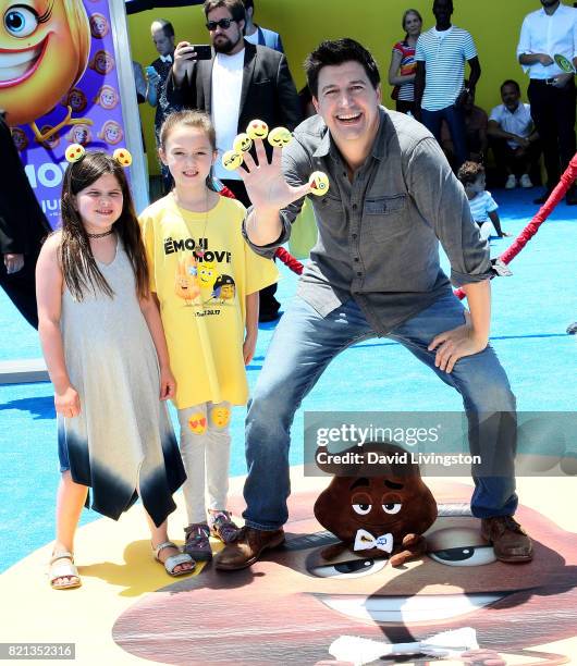 Actor Ken Marino attends the premiere of Columbia Pictures and Sony Pictures Animation's "The Emoji Movie" at Regency Village Theatre on July 23,...