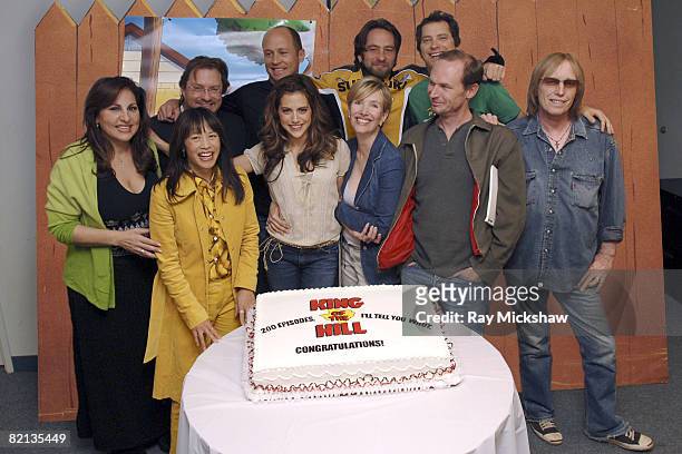 ) Kathy Najimy as Peggy Hill, Stephen Root as Bill, creator and exec. Producer Mike Judge as Hank Hill, guest voice David Herman, Johnny Hardwick as...