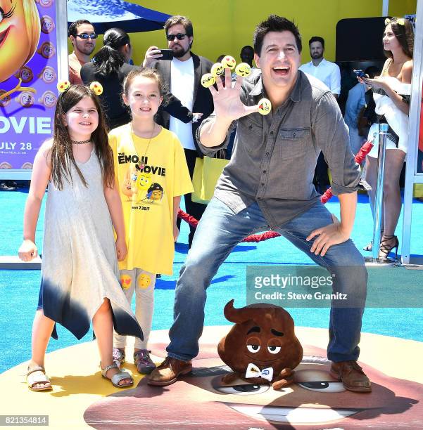 Ken Marino arrives at the Premiere Of Columbia Pictures And Sony Pictures Animation's "The Emoji Movie" at Regency Village Theatre on July 23, 2017...