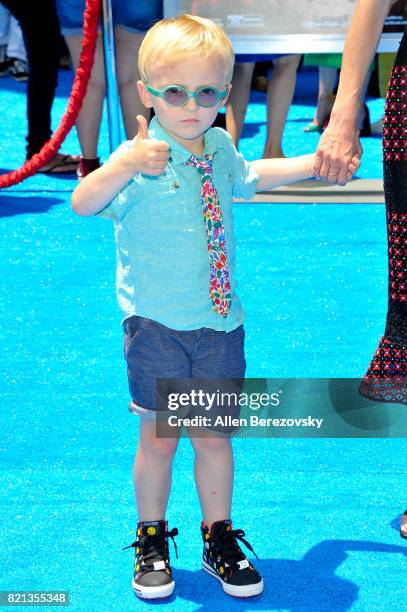 Jack Pratt attends the premiere of Columbia Pictures and Sony Pictures Animation's "The Emoji Movie" at Regency Village Theatre on July 23, 2017 in...