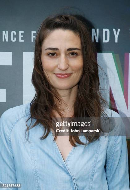 Sara Bareilles attends "Seeing You" Broadway industry performance at 450 West 14th Street on July 23, 2017 in New York City.