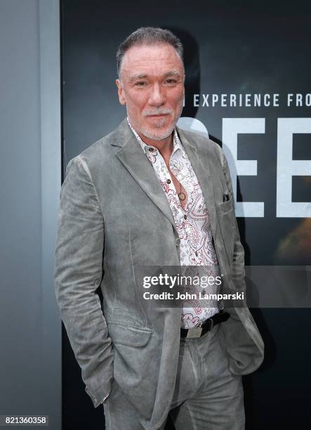 Patrick Page attends "Seeing You" Broadway industry performance at 450 West 14th Street on July 23, 2017 in New York City.