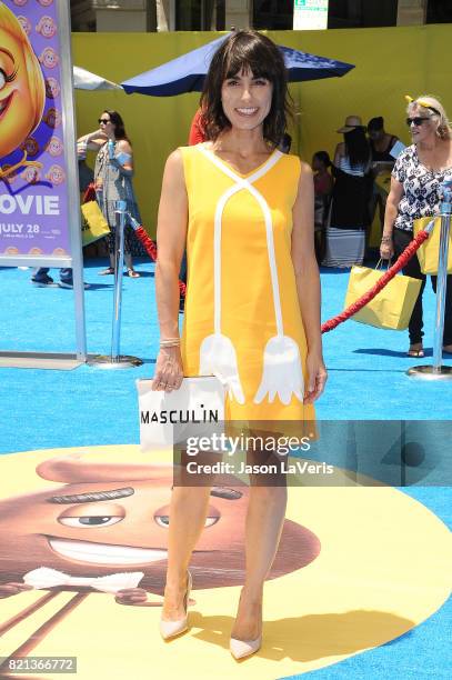 Actress Constance Zimmer attends the premiere of "The Emoji Movie" at Regency Village Theatre on July 23, 2017 in Westwood, California.