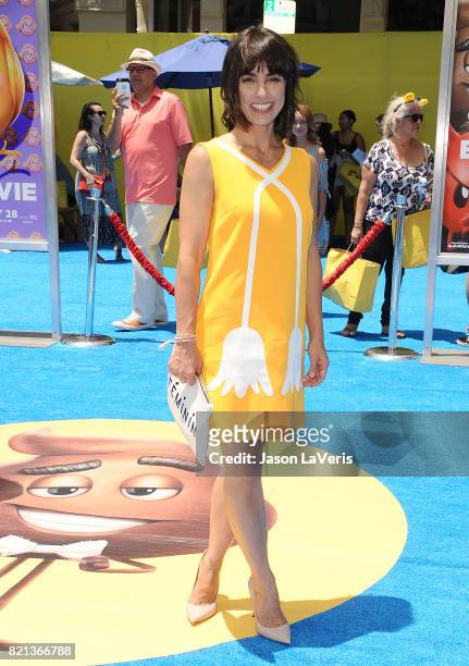 Actress Constance Zimmer attends the premiere of "The Emoji Movie" at Regency Village Theatre on July 23, 2017 in Westwood, California.