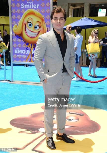 Actor Jake T. Austin attends the premiere of "The Emoji Movie" at Regency Village Theatre on July 23, 2017 in Westwood, California.