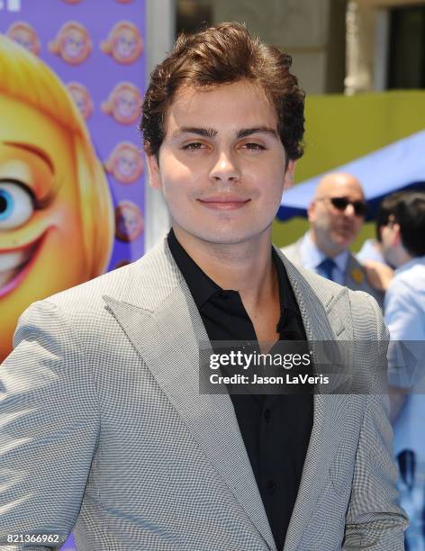 Actor Jake T. Austin attends the premiere of "The Emoji Movie" at Regency Village Theatre on July 23, 2017 in Westwood, California.