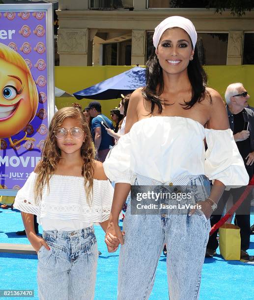 Rachel Roy and daughter Tallulah Ruth Dash attend the premiere of "The Emoji Movie" at Regency Village Theatre on July 23, 2017 in Westwood,...