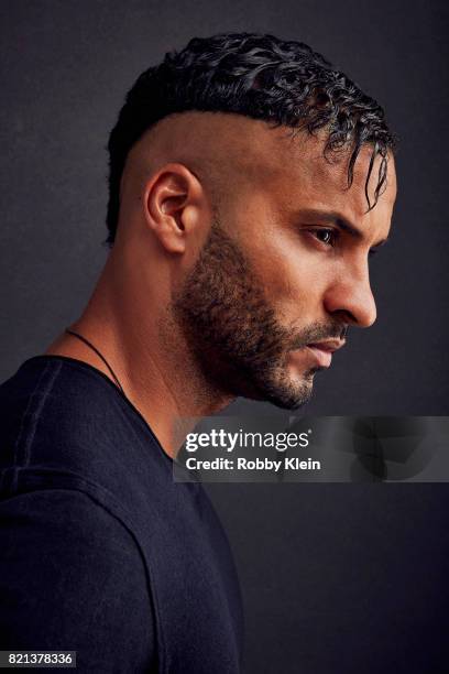 Actor Ricky Whittle of Starz' 'American Gods' poses for a portrait during Comic-Con 2017 at Hard Rock Hotel San Diego on July 21, 2017 in San Diego,...