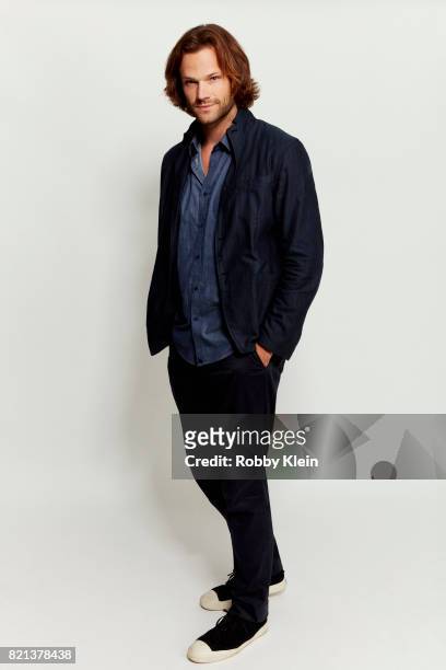 Actor Jared Padalecki from CW's 'Supernatural' poses for a portrait during Comic-Con 2017 at Hard Rock Hotel San Diego on July 21, 2017 in San Diego,...