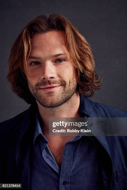 Actor Jared Padalecki from CW's 'Supernatural' poses for a portrait during Comic-Con 2017 at Hard Rock Hotel San Diego on July 21, 2017 in San Diego,...