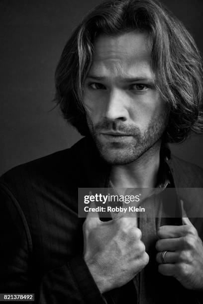 Actor Jared Padalecki from CW's 'Supernatural' poses for a portrait during Comic-Con 2017 at Hard Rock Hotel San Diego on July 21, 2017 in San Diego,...