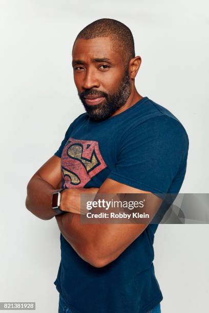 Actor Cress Williams from CW's 'Black Lightning' poses for a portrait during Comic-Con 2017 at Hard Rock Hotel San Diego on July 21, 2017 in San...
