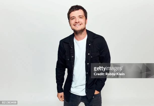 Actor Josh Hutcherson from Hulu's 'Future Man' poses for a portrait during Comic-Con 2017 at Hard Rock Hotel San Diego on July 22, 2017 in San Diego,...