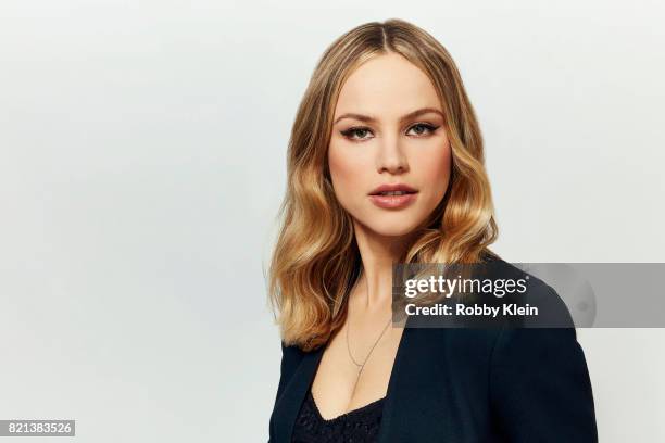 Actress Halston Sage from FOX's 'The Orville' poses for a portrait during Comic-Con 2017 at Hard Rock Hotel San Diego on July 22, 2017 in San Diego,...