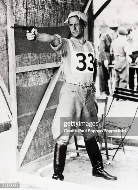 Popperfoto via Getty Images, The Book, Volume 1, Page 89, Picture 2, 1948 Olympic games in London, Modern Pentathlon, Individual, A picture of...