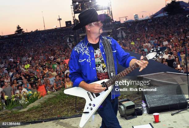 John Rich of Big and Rich performs during Country Thunder - Day 4 on July 23, 2017 in Twin Lakes, Wisconsin.