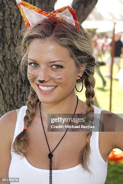 Lauren Storm attends the Camp Ronald McDonald 15th Annual Family Halloween Carnival on October 21, 2007 in Westwood, California.