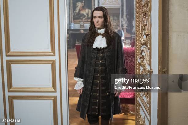 Prince Philippe, played by Alexander Vlahos, makes an entrance in a scene taking place in the Grand Salon. The global hit series is currently being...