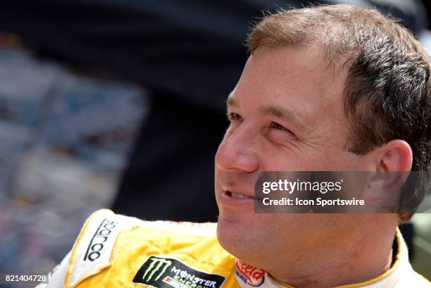 Ryan Newman Richard Childress Racing Chevrolet SS looks on during driver introductions before the start of the NASCAR Monster Energy Cup Series...