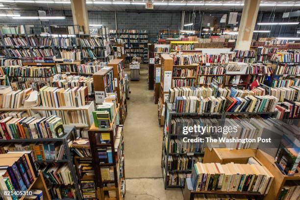 The warehouse at Second Story Books in Rockville. Allan Stypeck is the owner of Second Story Books and is a Senior Member of the American Society of...