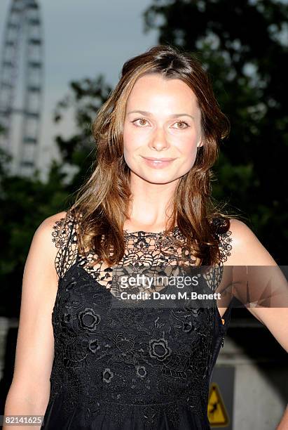 Actress Anna Walton attends the FilmFour Summer Screen opening night gala of 'Hellboy II' at Somerset House July 31, 2008 in London, England.