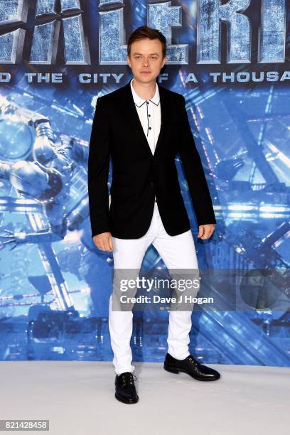 Dane DeHaan attends the photocall of "Valerian and The City of a Thousand Planets" at The Langham Hotel on July 24, 2017 in London, England.