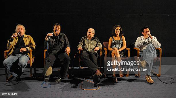 Actor David Carradine, writer-actor-director Larry Bishop, the American Cinematheque's Chris D., actress Leonor Varela, and actor Michael Madsen...