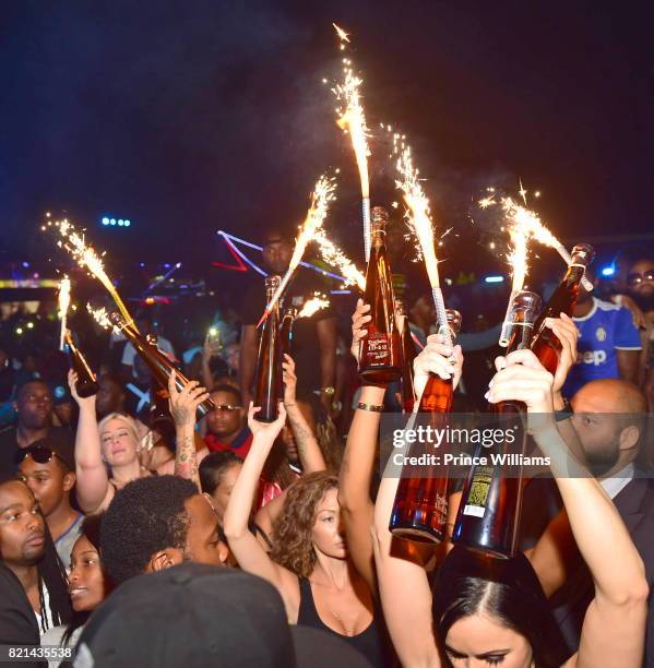 General View at "Wins and Losses" Album Release Party for Meek Mill at Compound on July 23, 2017 in Atlanta, Georgia.