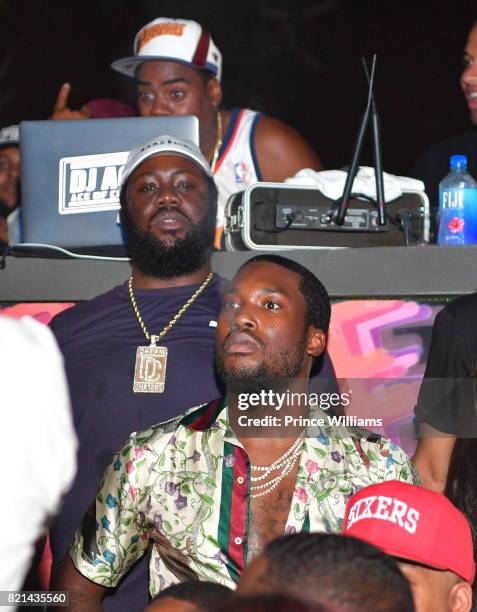 Meek Mill attends His Album release Party for "Wins and Losses" at Compound on July 23, 2017 in Atlanta, Georgia.