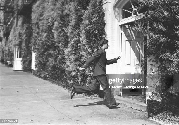 Mail Man Rushing 180 Running Mailman Stock Photos, High-Res Pictures, and Images - Getty ...