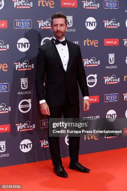 Marco Zunino attends Platino Awards 2017 at La Caja Magica on July 22, 2017 in Madrid, Spain.