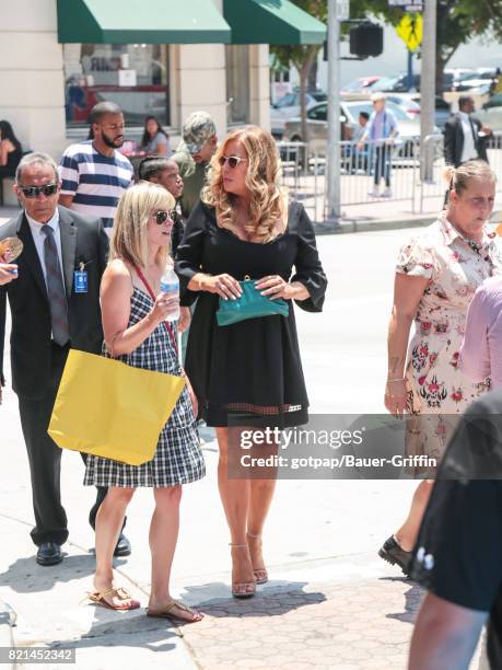 Jennifer Coolidge is seen on July 23, 2017 in Los Angeles, California.