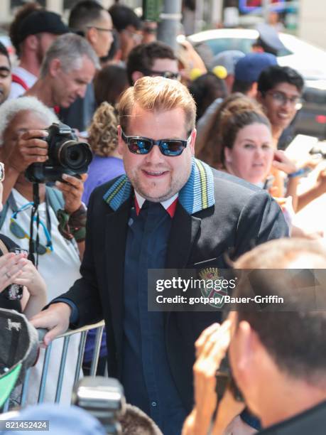 James Corden is seen on July 23, 2017 in Los Angeles, California.